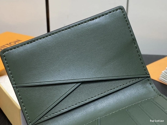 Rep ladies LOUIS Organizer-7.5*11.1*1 VUITTON Pocket cm 0814